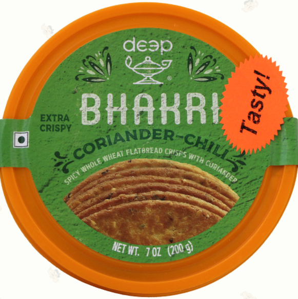 Deep Coriander Chilli Bhakri (200g  7Oz)