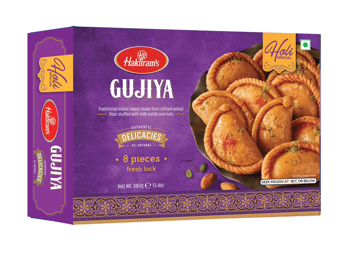 Haldiram Gujiya 8 Pcs (380g  13.4Oz)