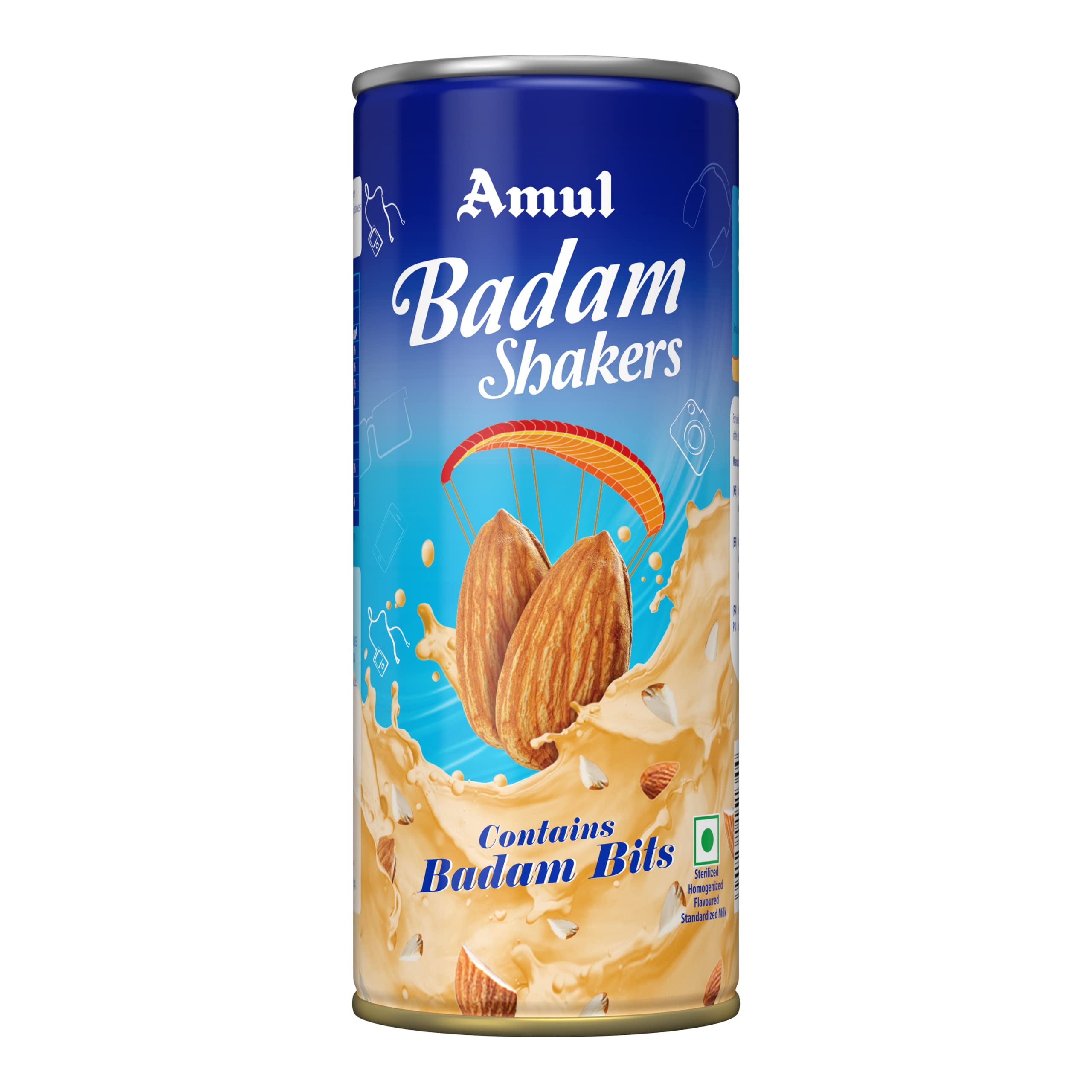 Amul Badam Shakers Milk Shake (200ml 6.76fl.oz)