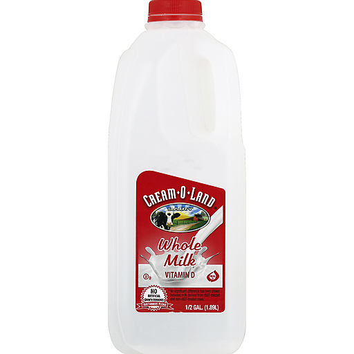 Cream-O-Land Whole Milk  (Half Gallon  1.89L)