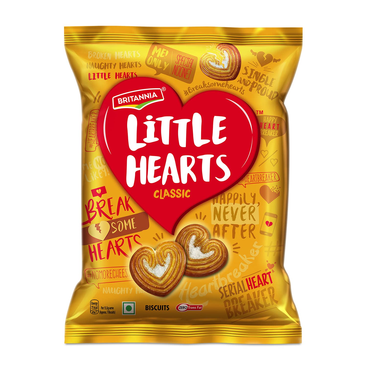 Britannia Little Hearts Classic (75g  2.6Oz)