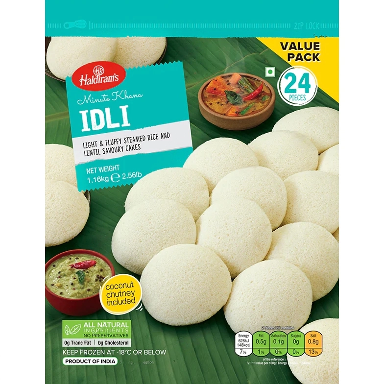 Haldiram's Idli  24 pcs (1.16kg)
