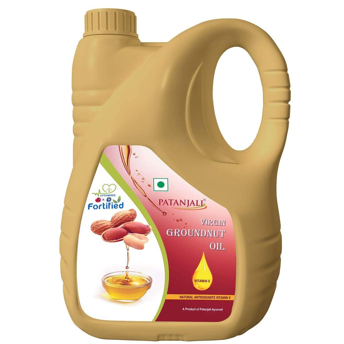 Patanjali Virgin Groundnut Oil (5L  4.56Kg)