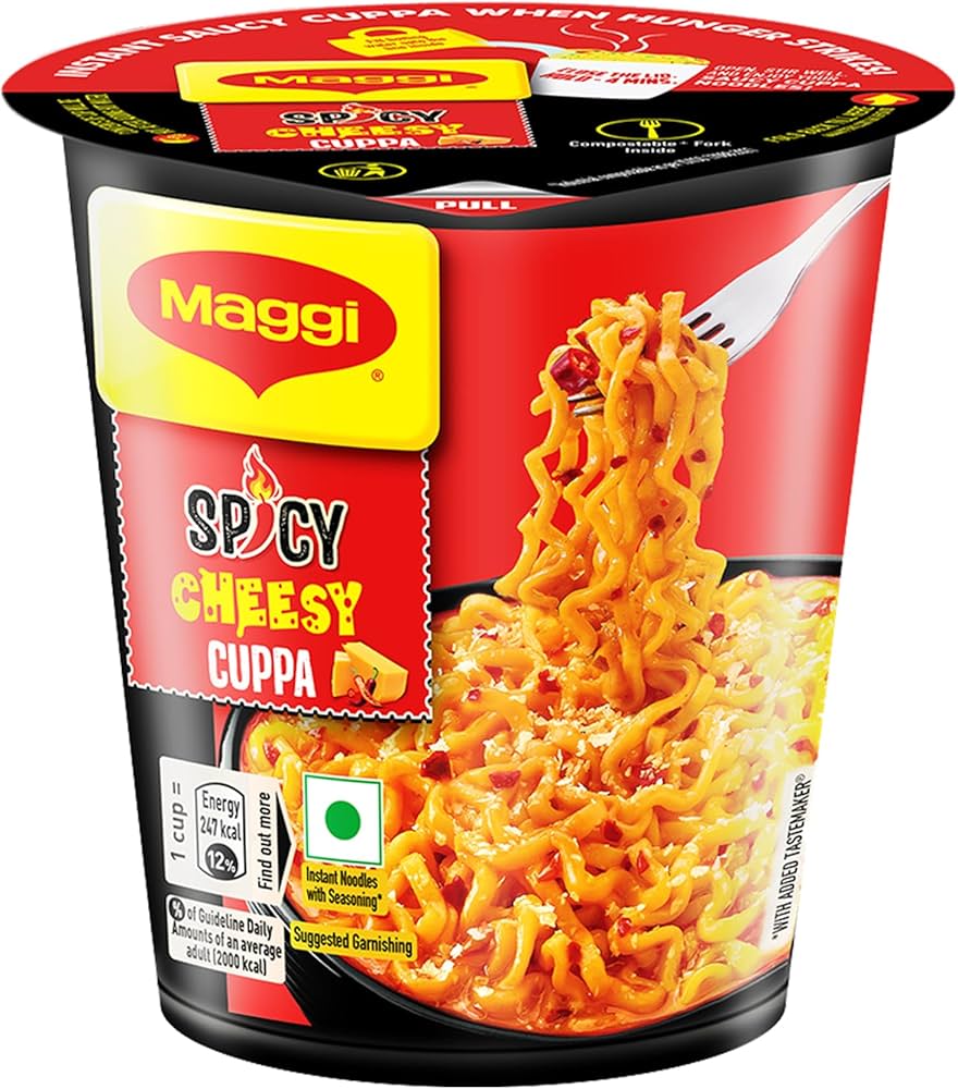 Maggi Spicy Cheesy Cup Noodles (71.5g)