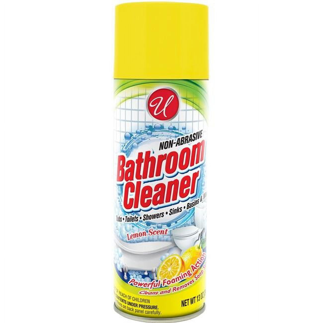 Non-Abrasive Bathroom Cleaner - Lemon Scent (340ml  12oz)