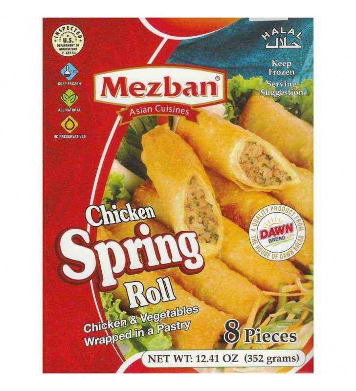 Mezban Chicken Spring Roll 8 Pcs (352g, 12.41oz)