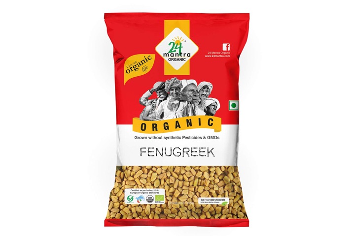 24 Mantra Organic Fenugreek Methi seeds (200g 7oz)