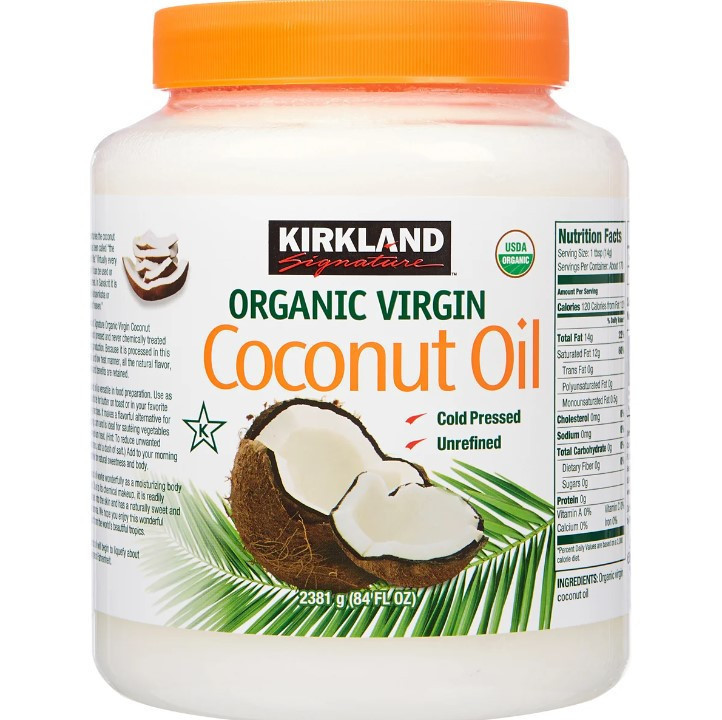 Kirkland Organic Virgin Coconut Oil (2381g,  84 fl oz)