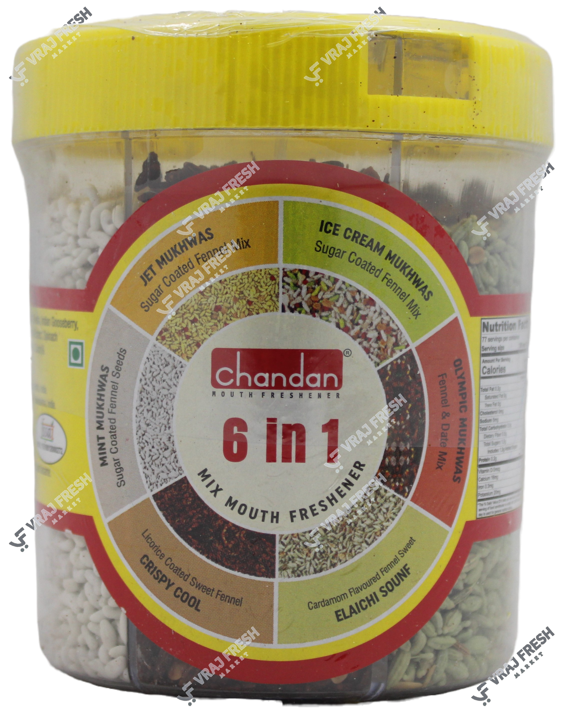 Chandan 6 In 1 Mouth Freshener (230g  8.11Oz)
