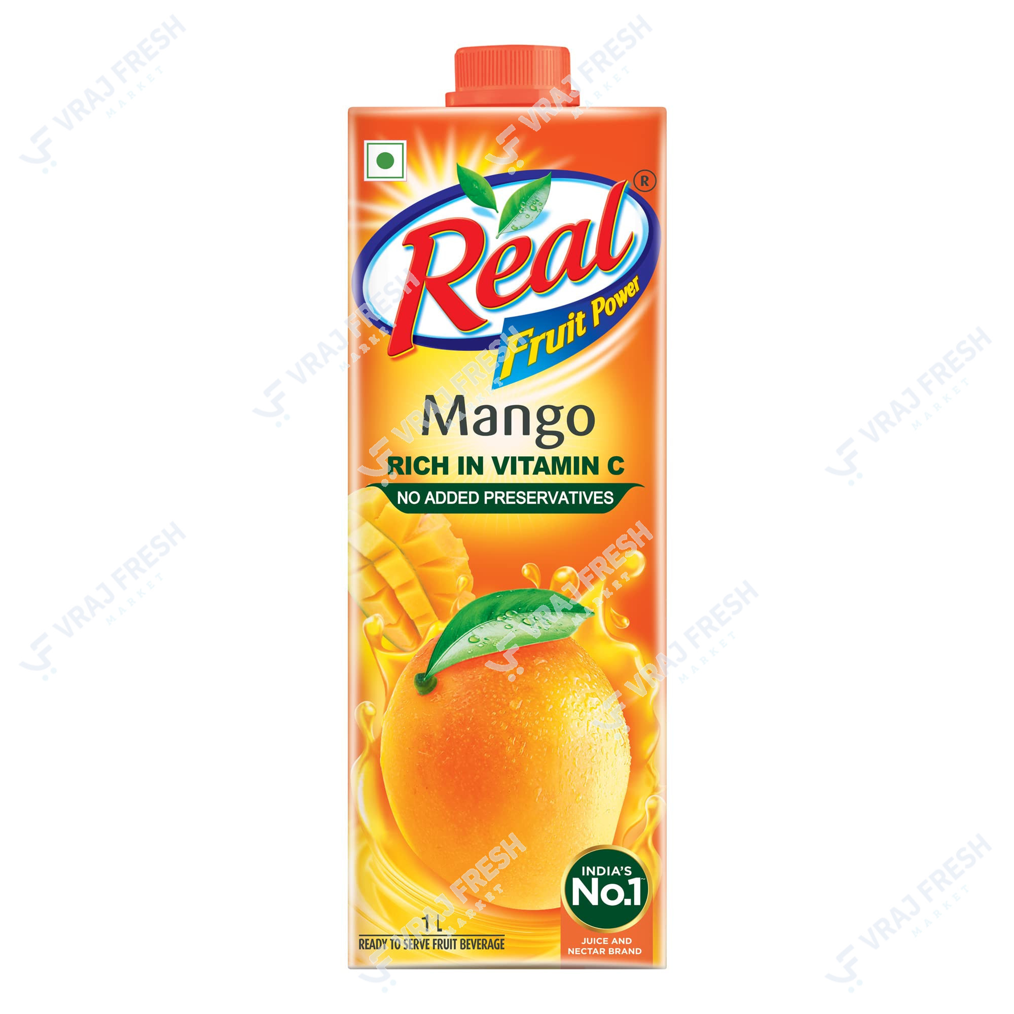 Dabur Real Mango Juice (1 Liter  33.8Oz)