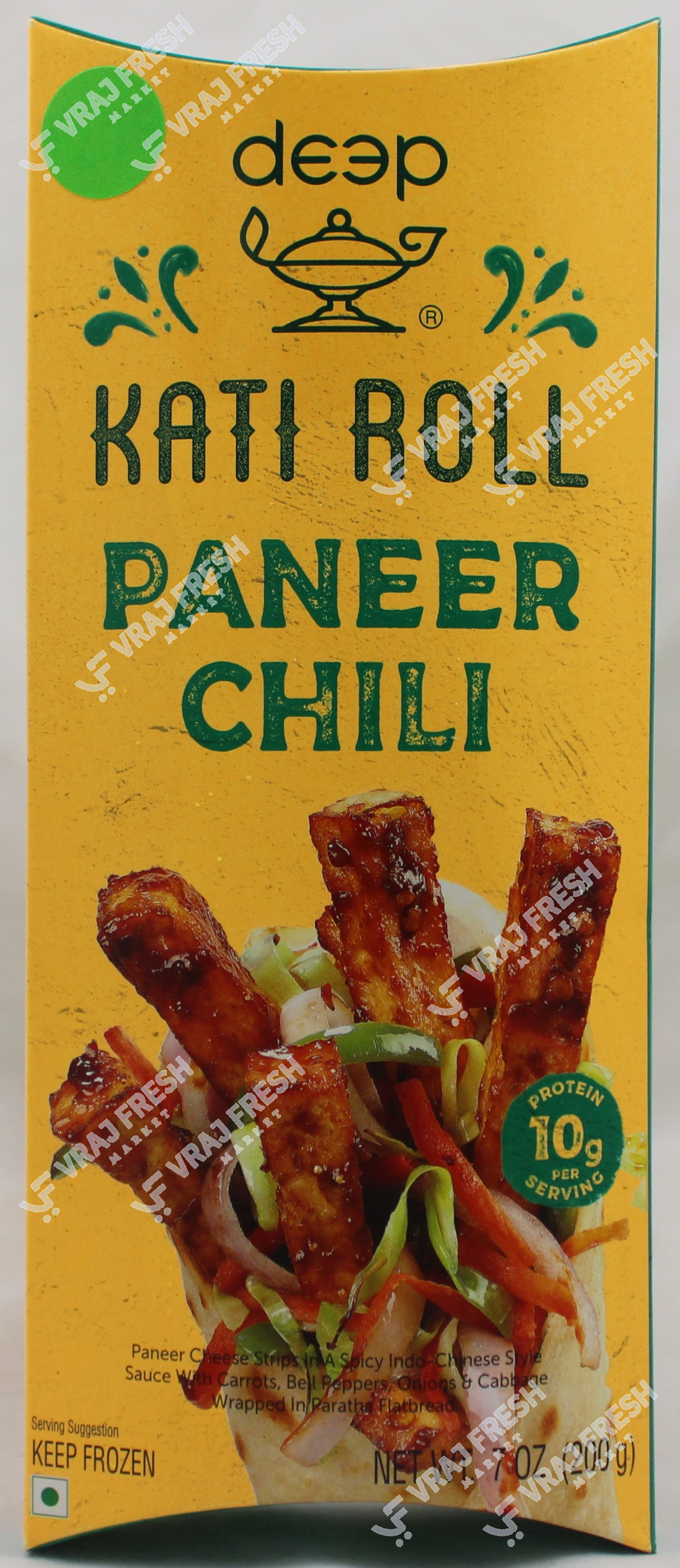 Deep Paneer Chili Kathi Roll (200g  7Oz)