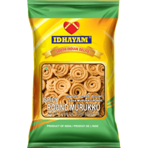 Idhayam Spicy Round Murukku (340g  12Oz)