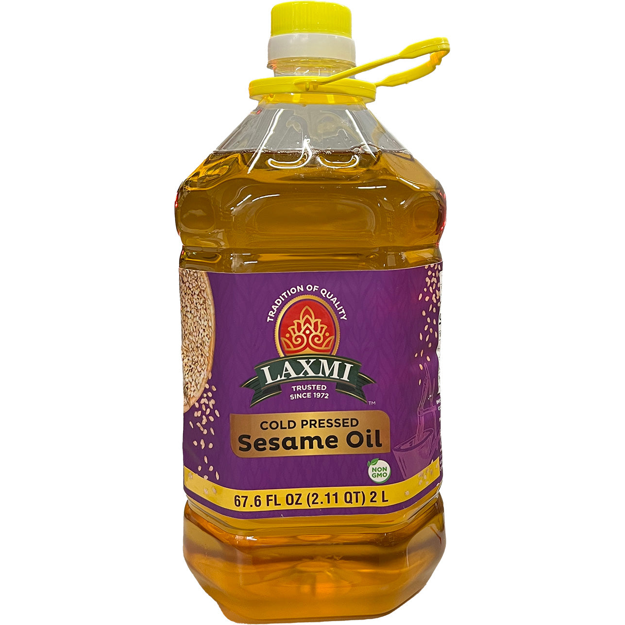 Laxmi Cold Pressed Sesame Oil (2 Ltr  67.6 fl.oz)