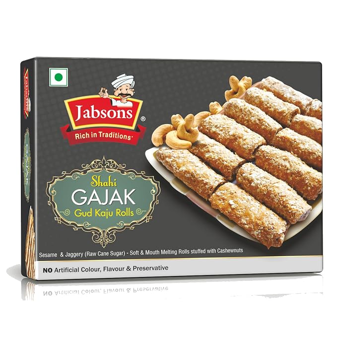 Jabsons Shahi Gajak Rolls (350g 12.3oz)