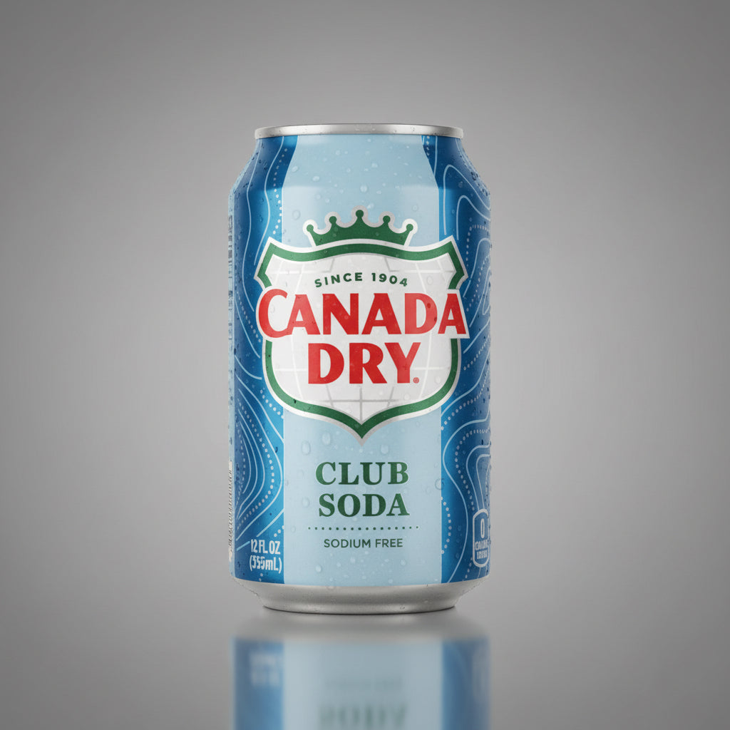 Canada Dry Club Soda (355ml 12fl.oz)