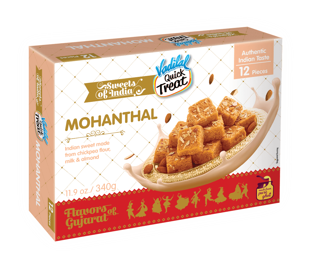 Vadilal Mohanthal  12 Pcs (340g  11.9Oz)