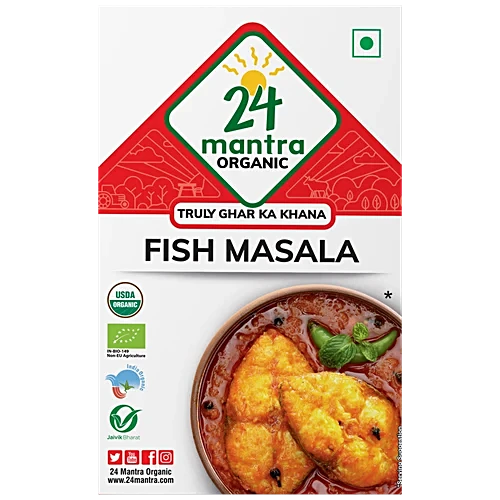 24 Mantra Organic Fish Masala (100g 3.5oz)