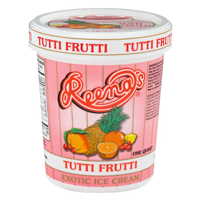 Reenas Tutti Frutti Ice Cream (946ml 32oz)