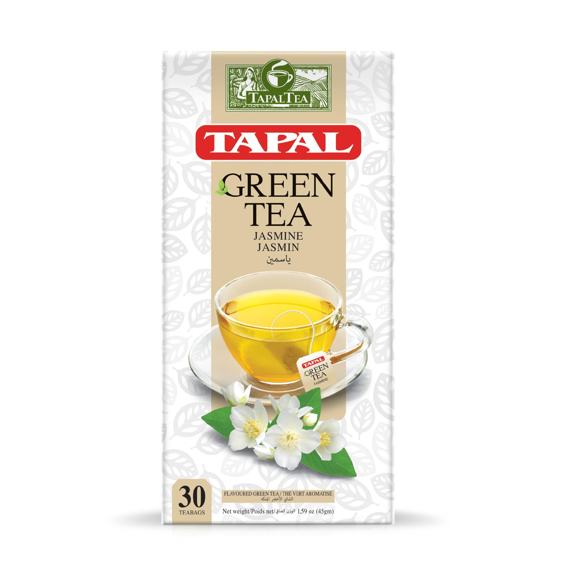 Tapal Green Tea Jasmin (30bags) (45g 1.59oz)