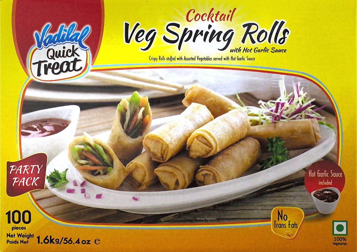 Vadilal Spring Roll  100 Pieces (1.6Kg  56.4Oz)