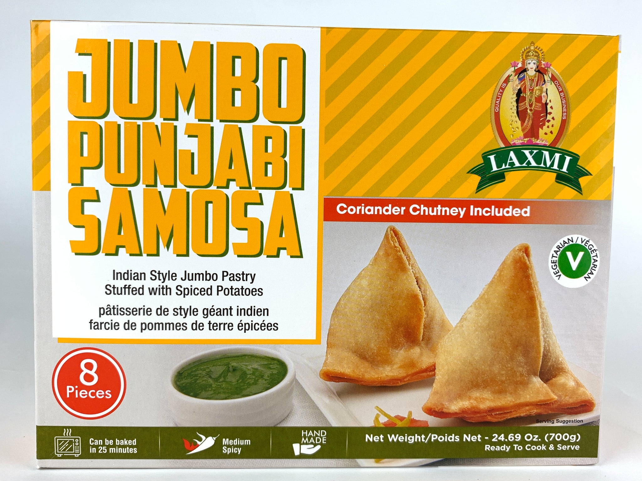 Laxmi Jumbo Punjabi Samosa (No Onion Garlic) (700g 24oz)