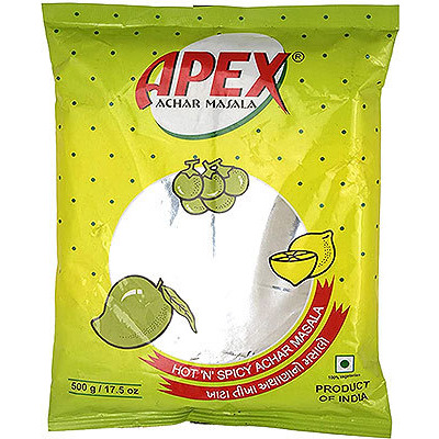 Apex Achar Masala Hot N Spicy (500g  17.5Oz)