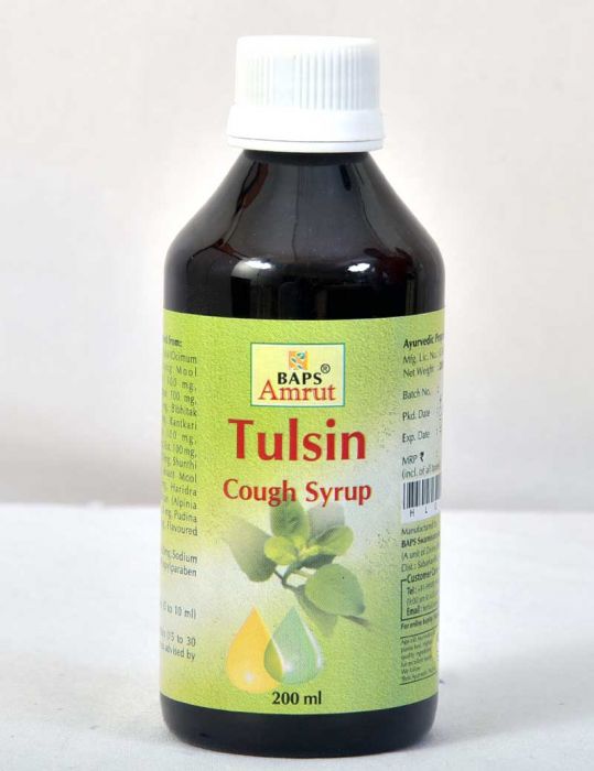 Baps Amrut Tulsin Cough Syrup (200ml)