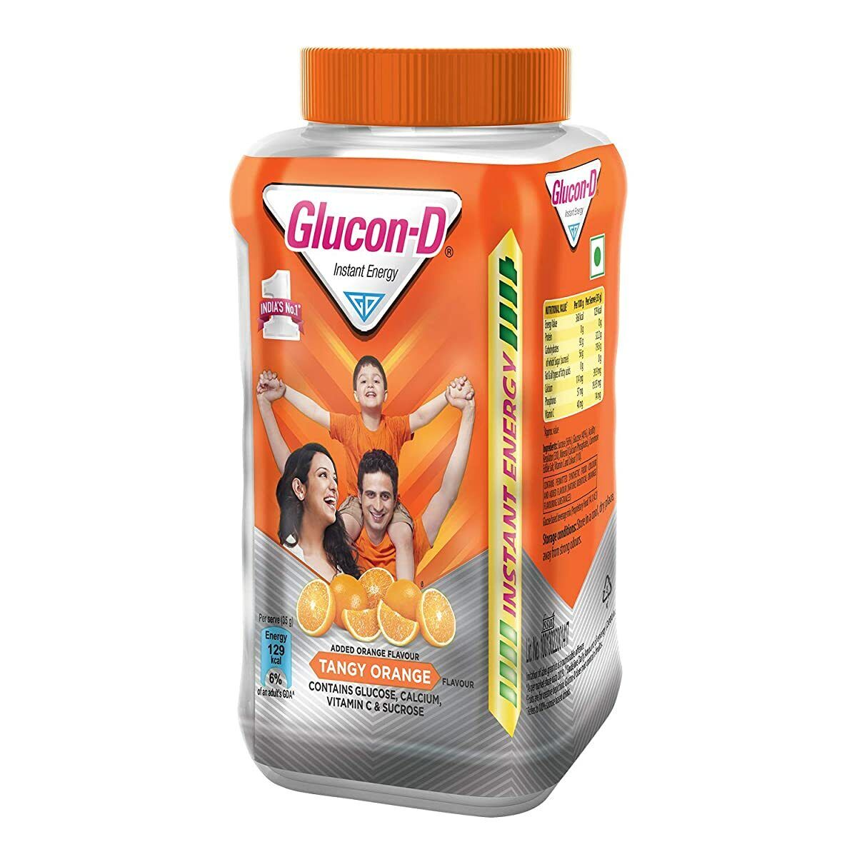Glucon-D Tangy Orange Instant Energy Mix (400g  14.10Oz)