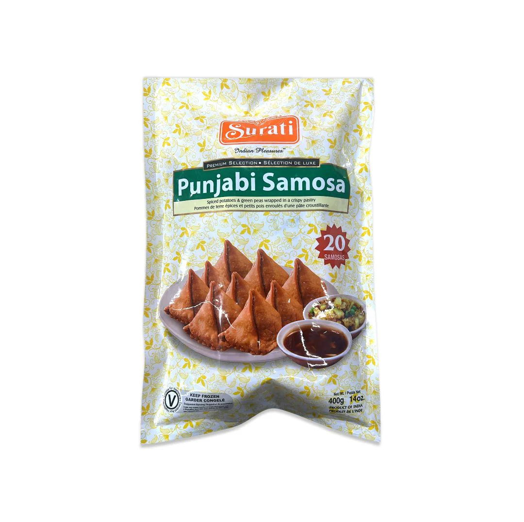 Surati Punjabi Samosa  20 pcs (400g  14Oz)
