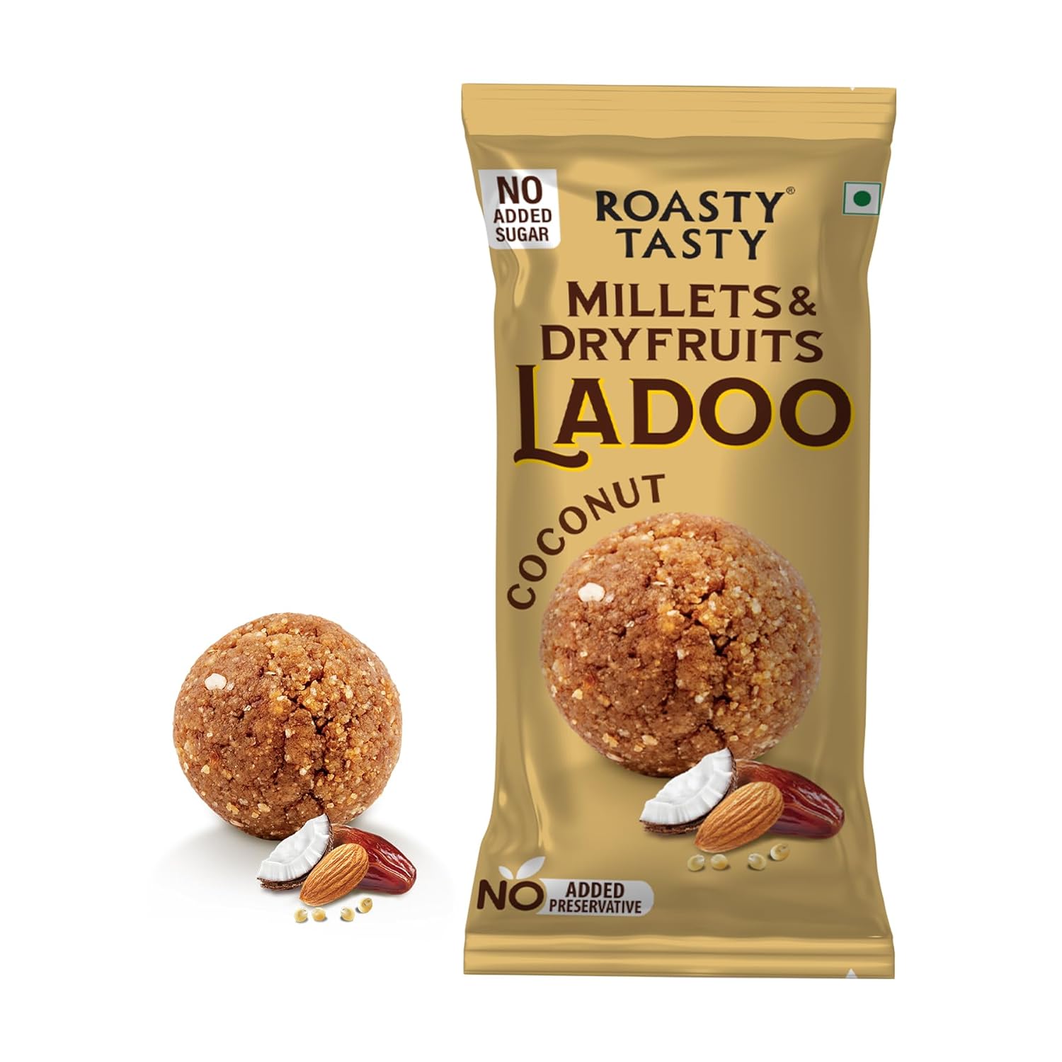 Roasty Tasty Coconut Ladoo (120g 4.2oz)