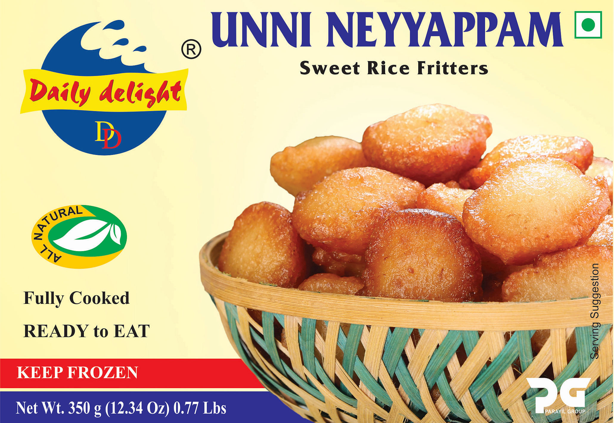 Daily Delight Unni Neyappam (350g  12.34Oz)