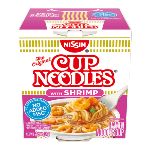 Nissin Shrimp Cup Noodles (64g  2.25Oz)