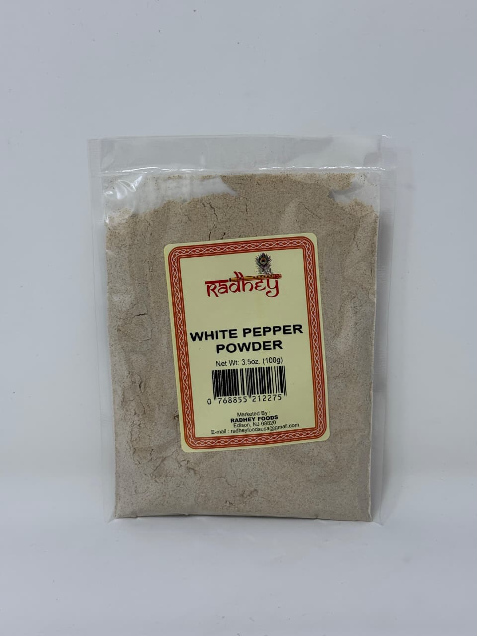 Radhey White Pepper Powder (100g 3.5oz)
