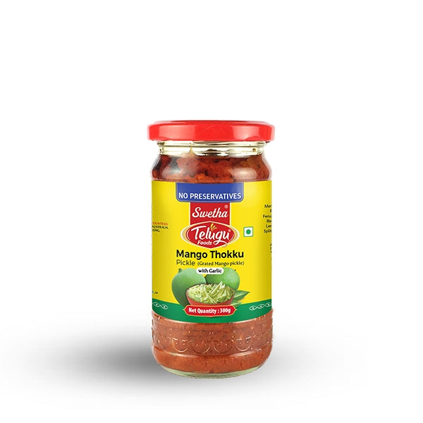 Telugu Mango Thokku With Garlic Pickle (300g 10oz)
