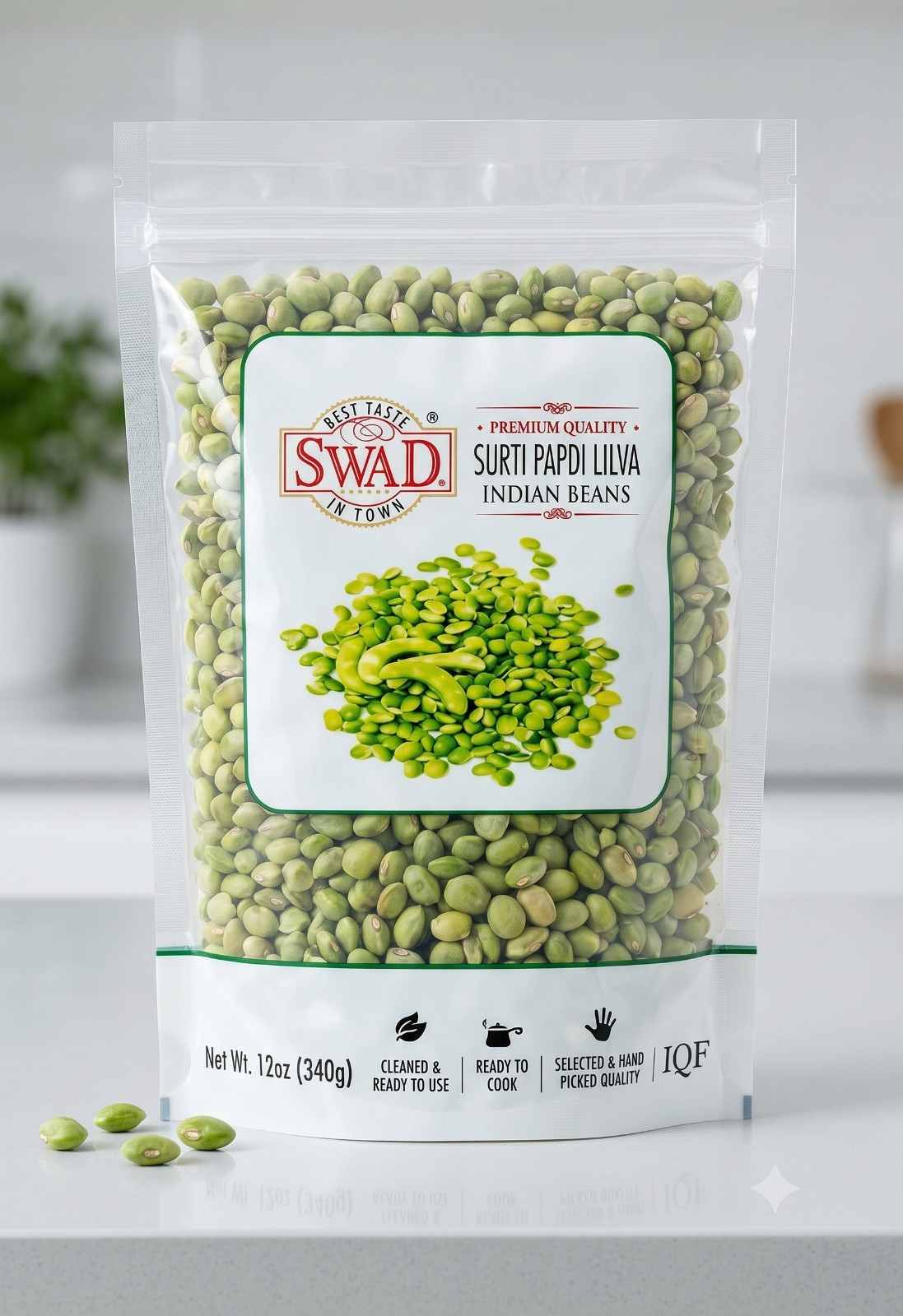 Swad Surti Papdi Lilva (340g 12oz)