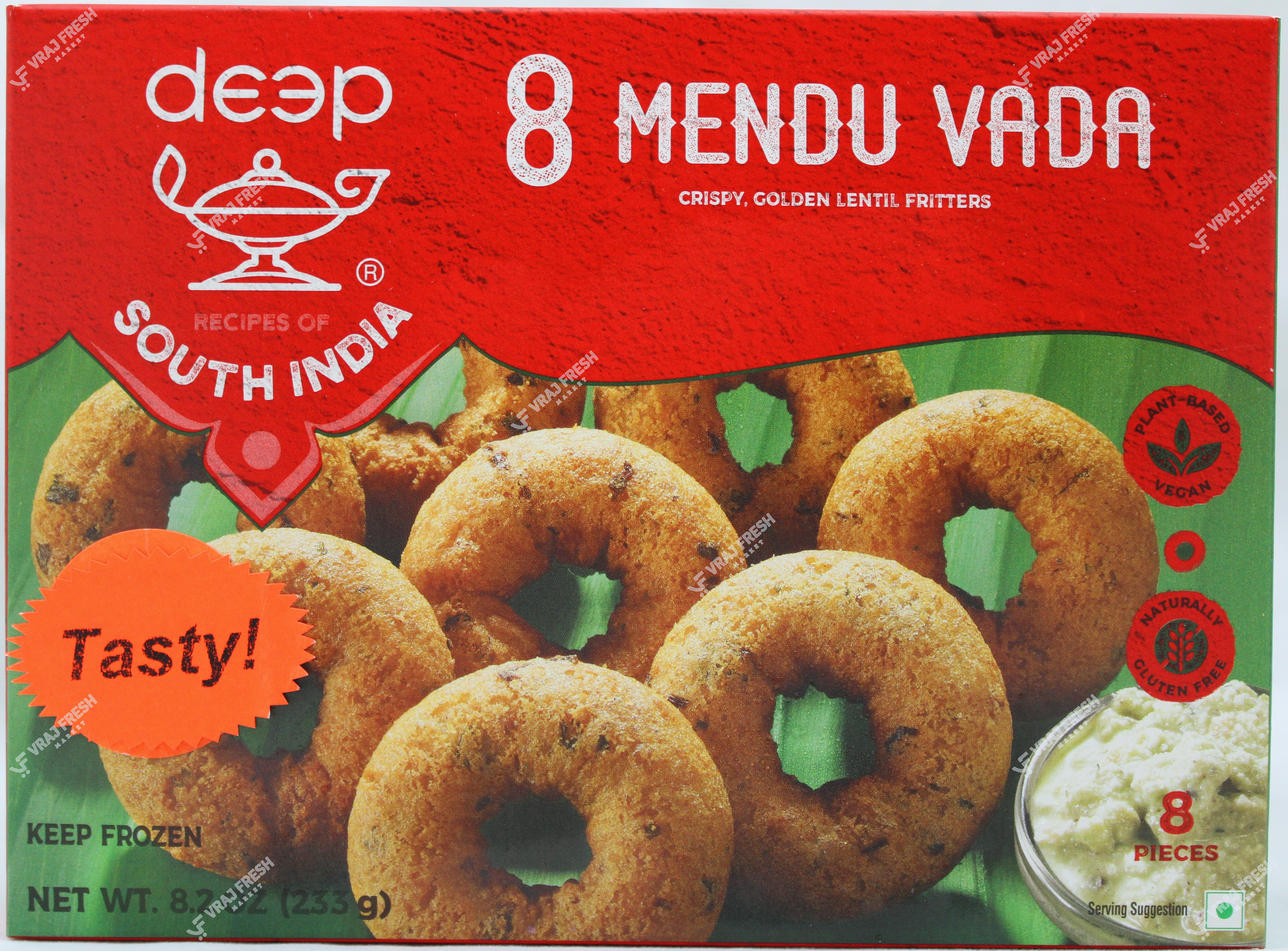 Deep Mendu Vada  8 Pieces (233g  8.2Oz)