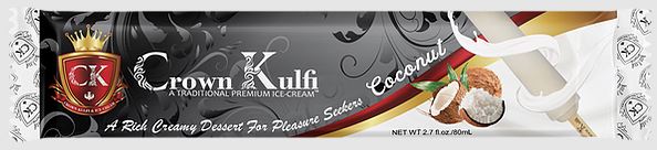 Crown Kulfi Coconut Kulfi (80ml  2.7Oz)