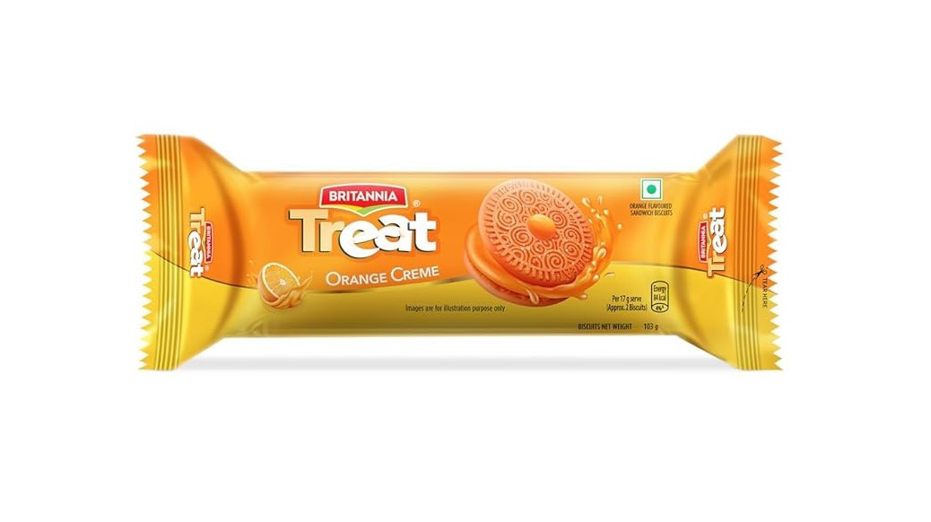 Britannia Treat Orange (120g  4.23Oz)