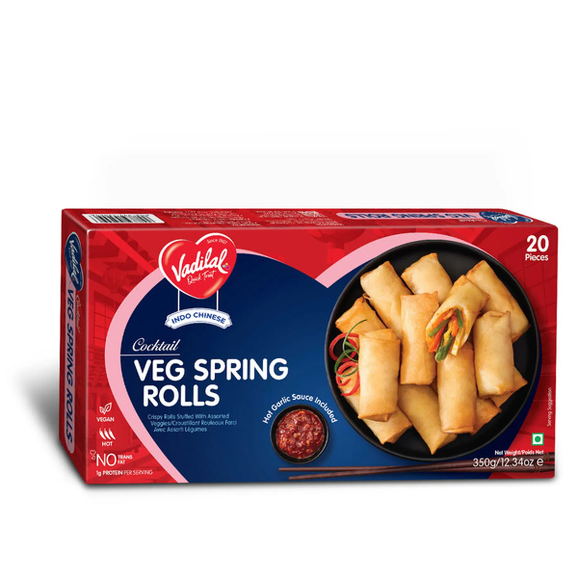 Vadilal Cocktail Veg Spring Rolls  20 Pieces (300g)