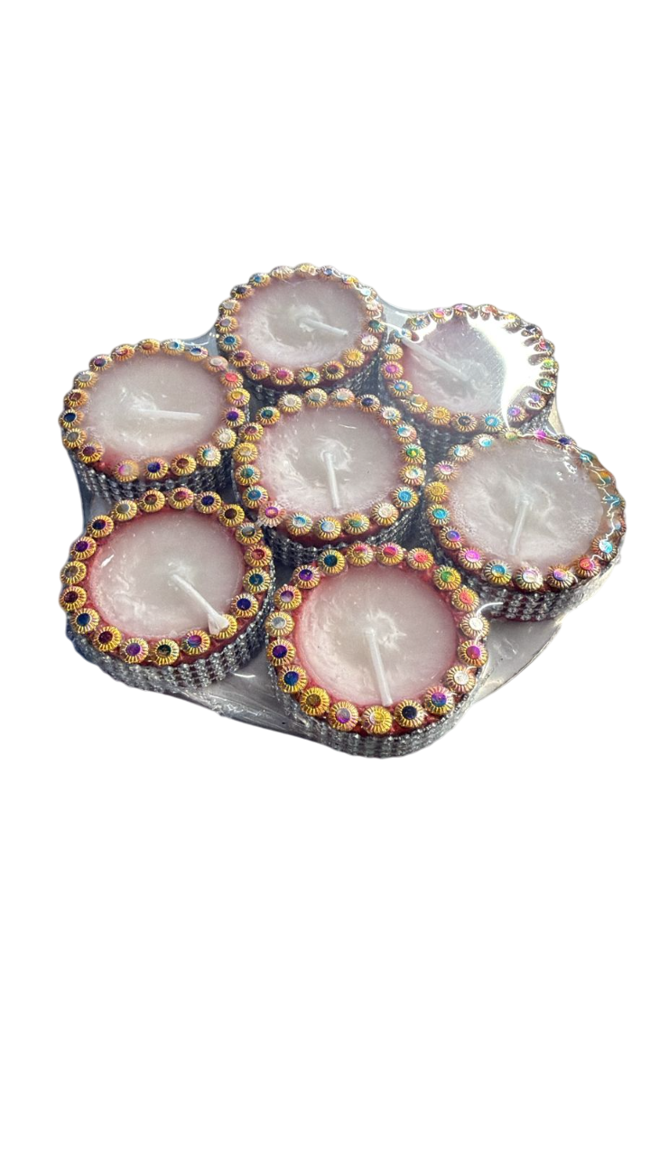 Designed Diyas Pack of 7