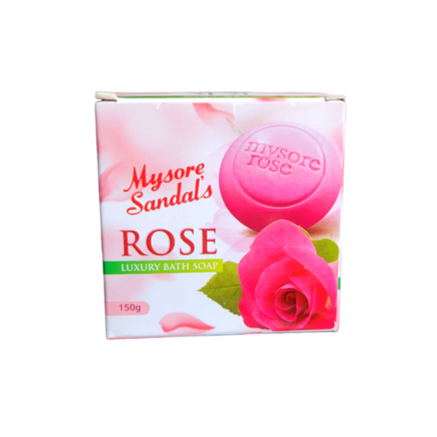 Mysore Sandals Rose Bath Soap (150g)