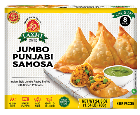 Laxmi Jumbo Punjabi Samosa  8 Pieces (700g  24.6Oz)