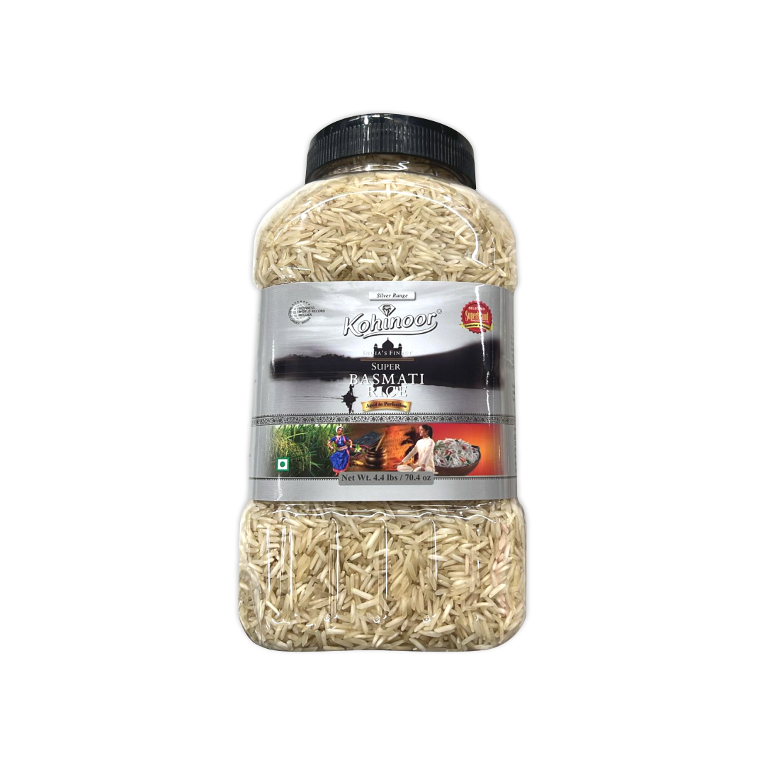 Kohinoor Super Basmati Rice Jar (4lb)