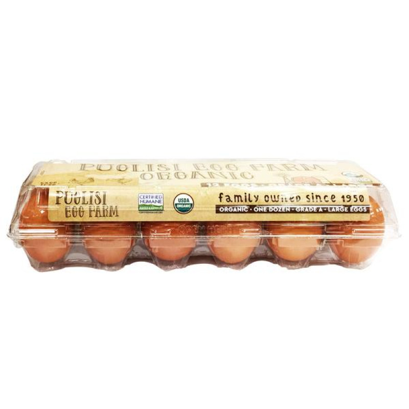 Organic Brown Eggs 1 Dozen (681g  24Oz)
