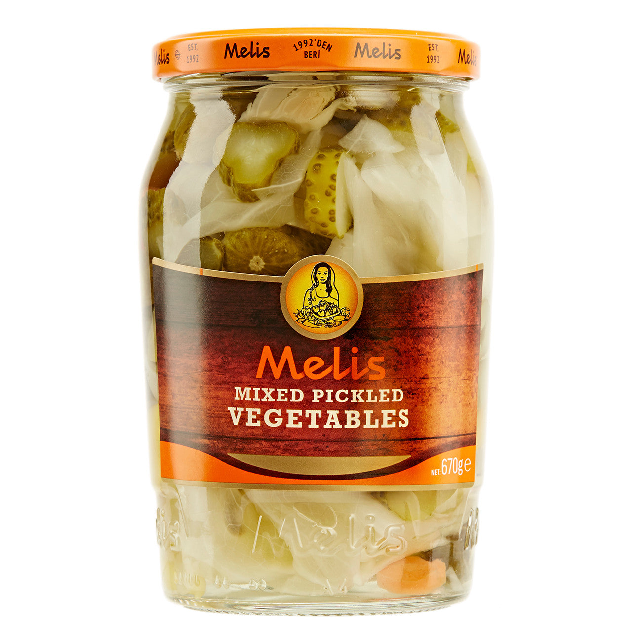 Melis Mixed Pickled Veg (23.6Oz  670G)