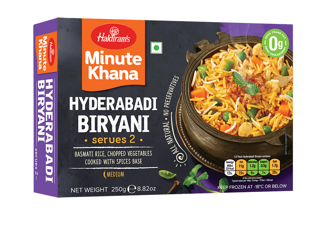 Haldiram's Hyderabadi Biryani (250g  8.82Oz)