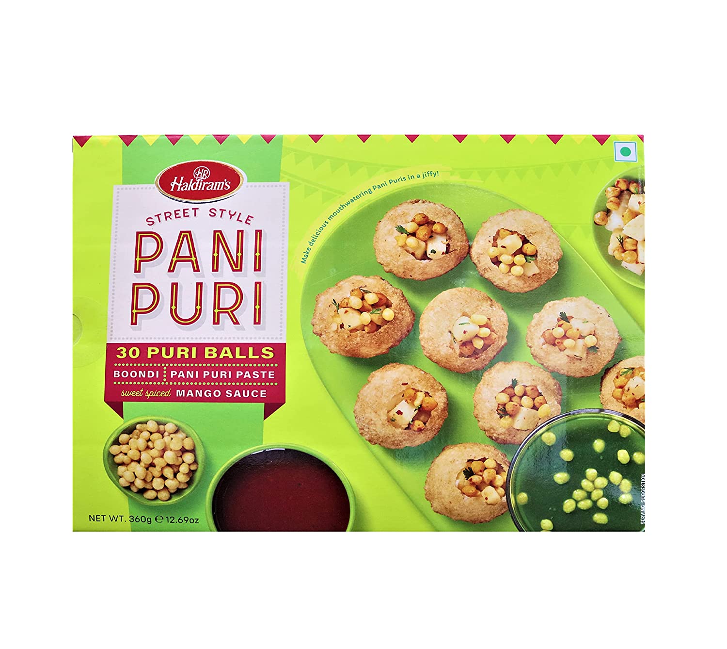 Haldiram's Pani Puri Box (360g 12.69oz)