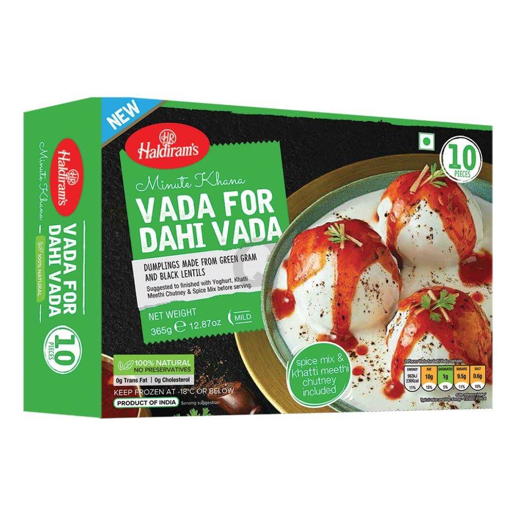 Haldirams Vada For Dahi Vada  10 Pieces (365g  12.87Oz)
