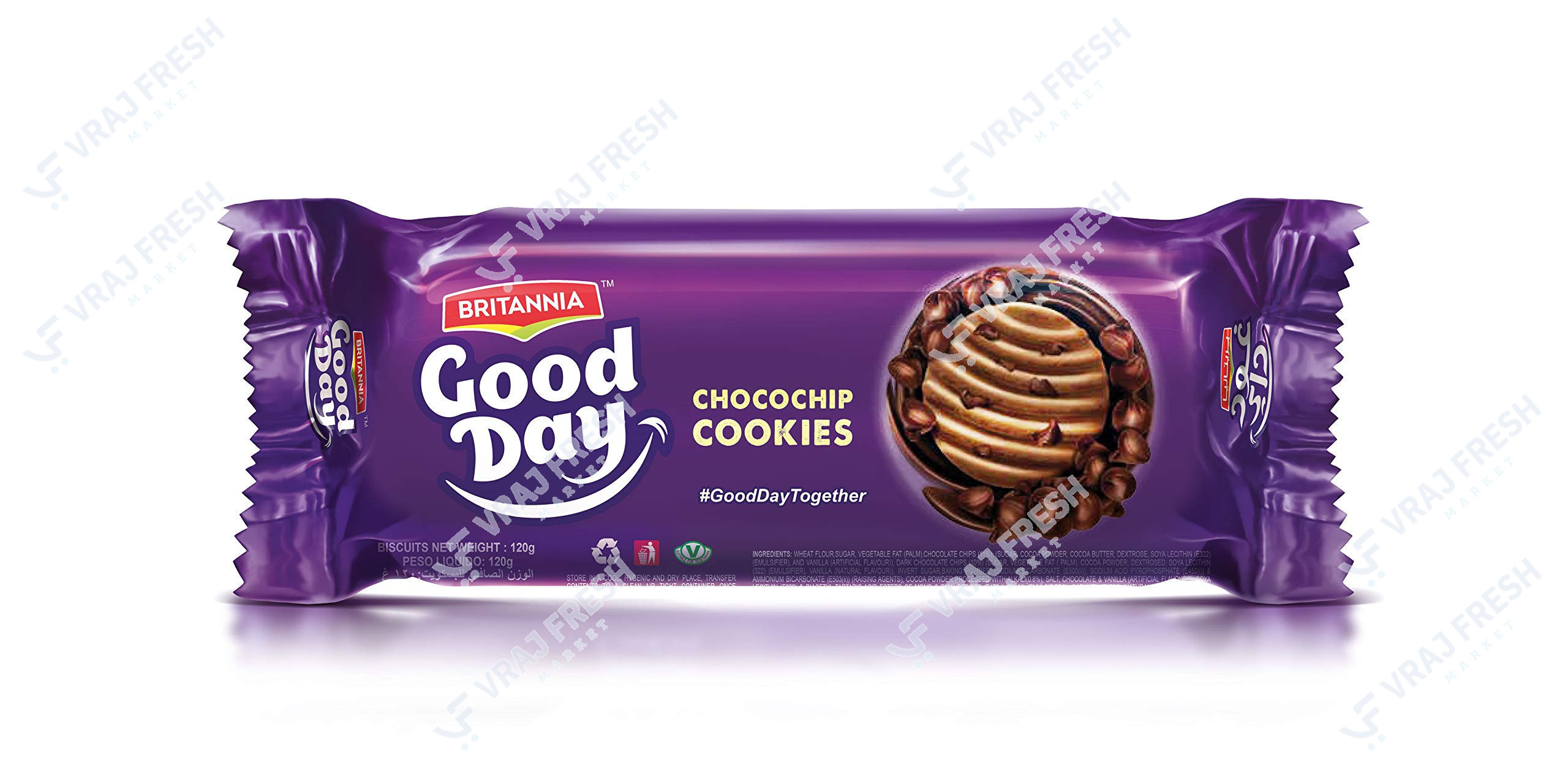 Britannia Good Day Chocochip Cookies (120g  4.23Oz)