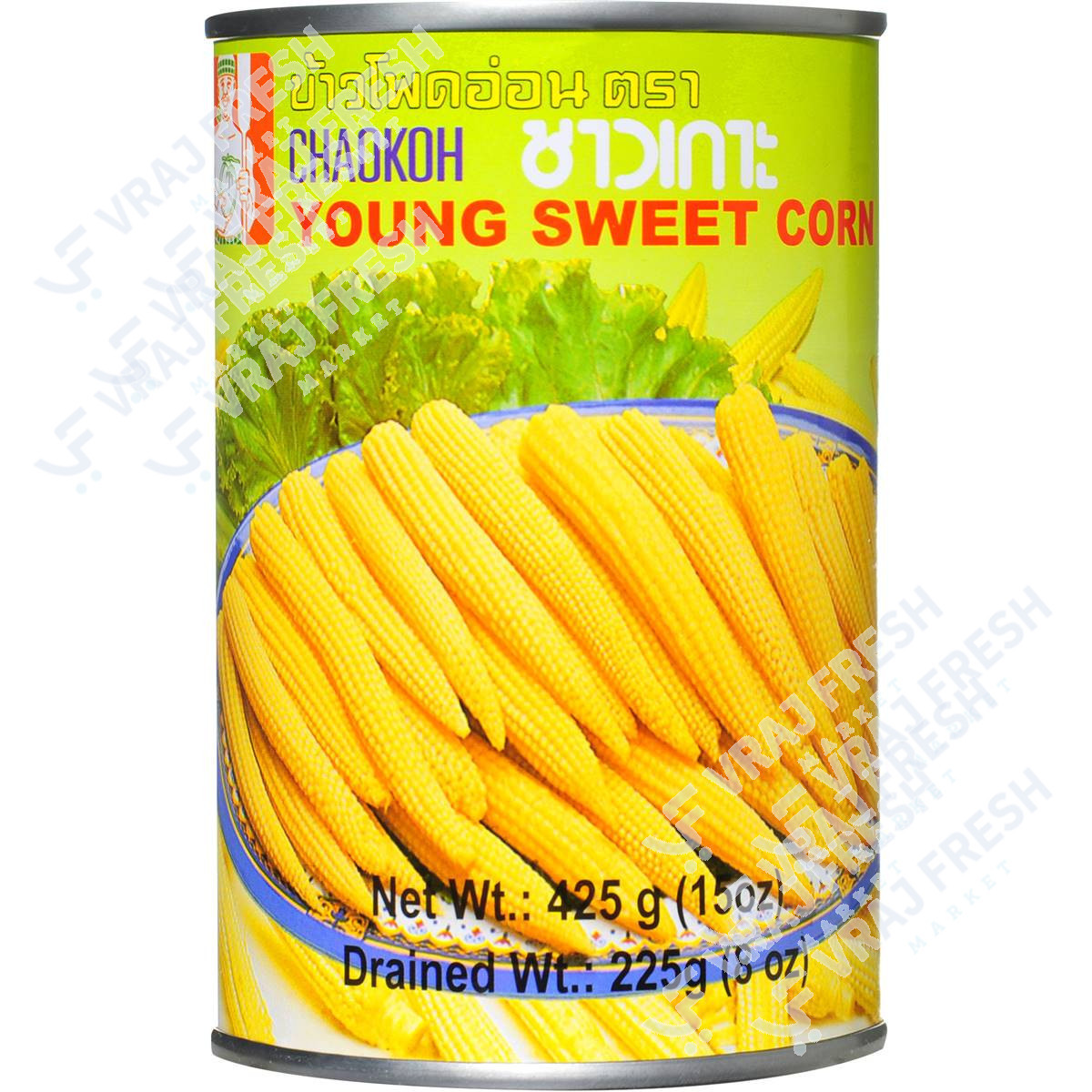 Chaokoh Young Sweet Corn (425g  15Oz)